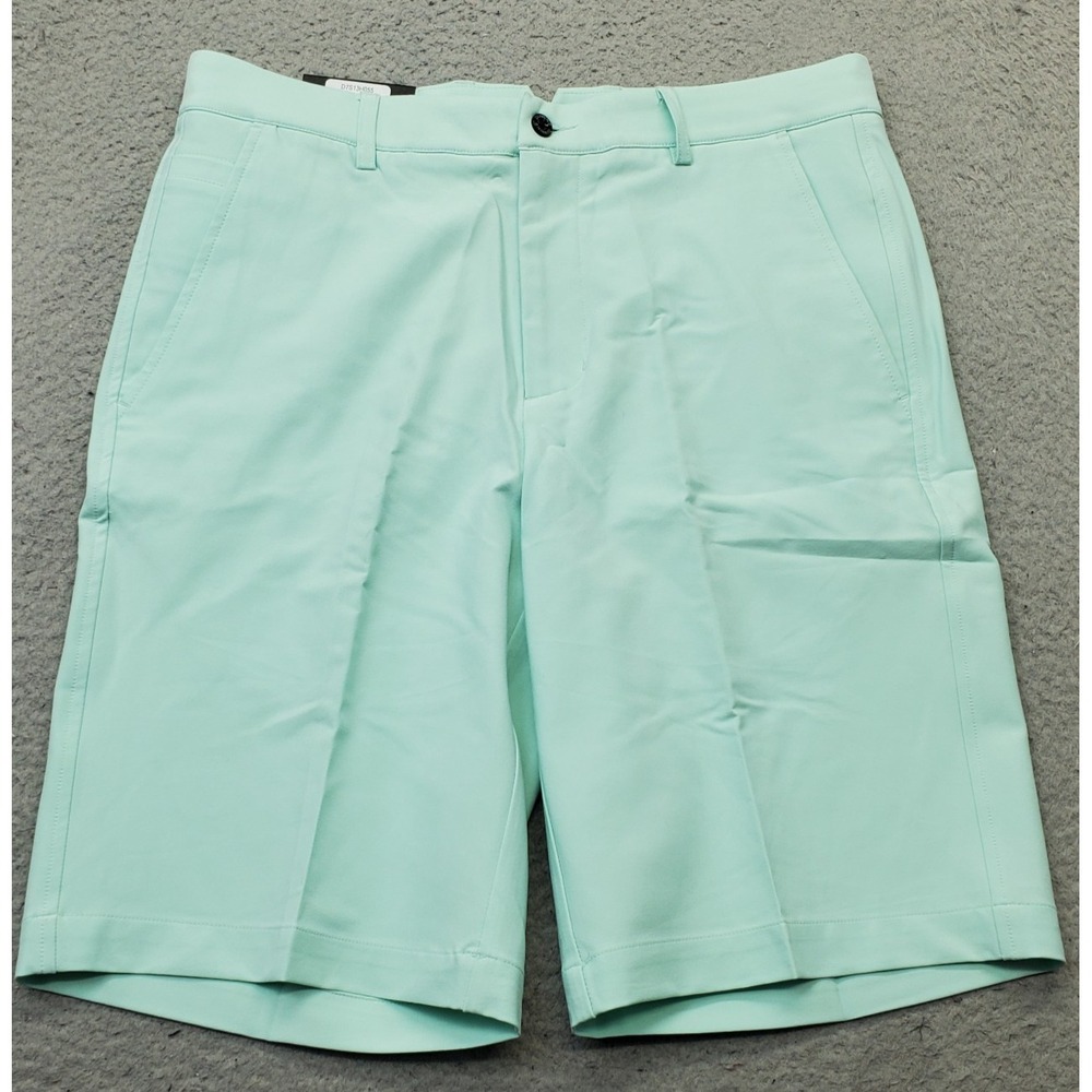 Dunning Golf Shorts Mens 30 Green Player Fit Woven Performance Stretch Quick Dry